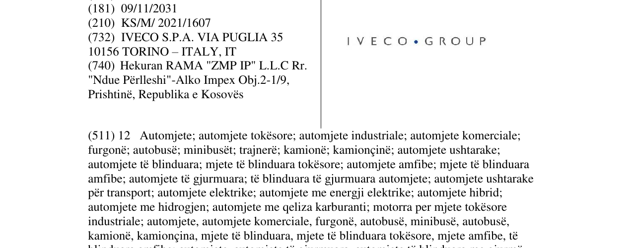 Zëri i markës Markë figurative në buletin