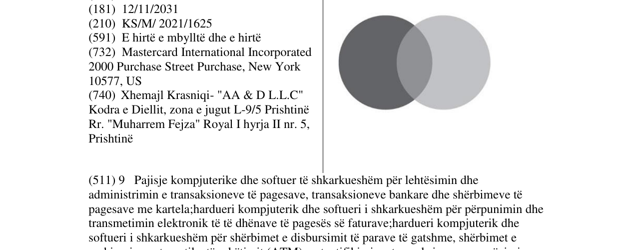 Zëri i markës Markë figurative në buletin