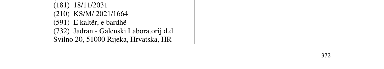 Zëri i markës Markë figurative në buletin