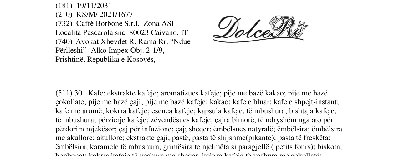 Zëri i markës Markë figurative në buletin
