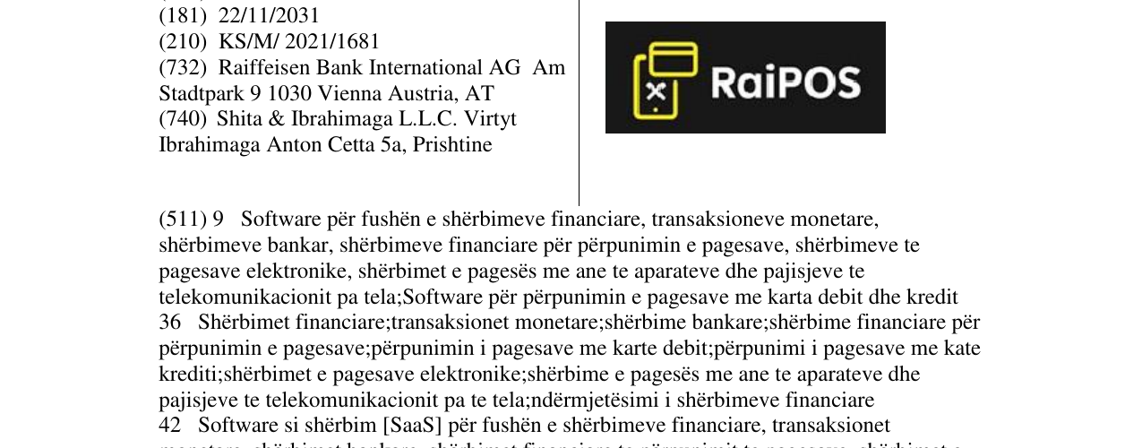 Zëri i markës Markë figurative në buletin