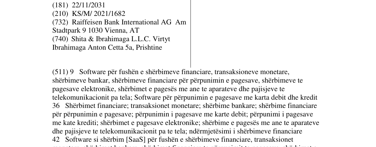 Zëri i markës RaiPOS në buletin