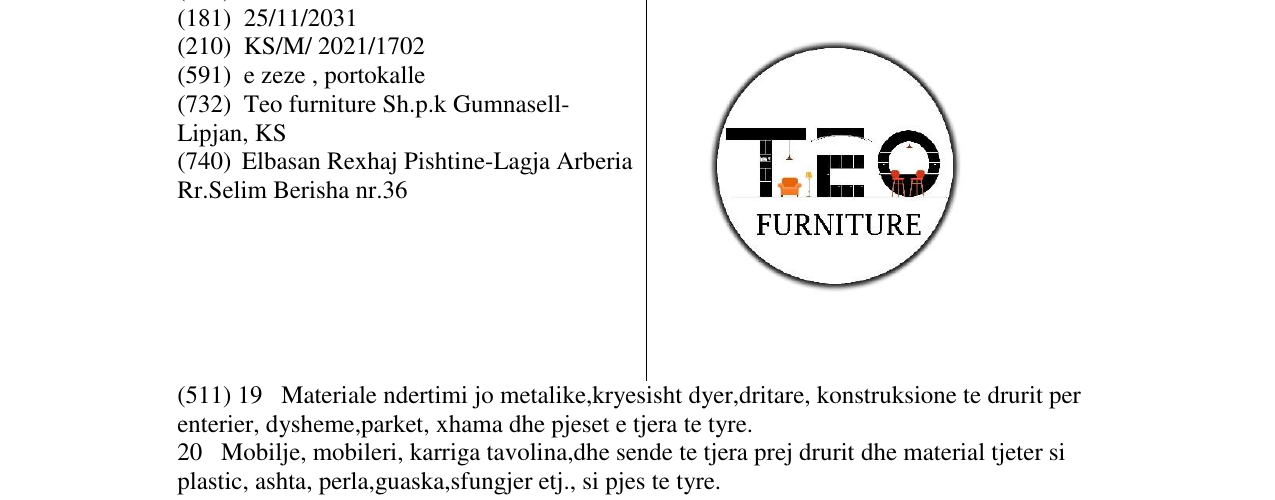 Zëri i markës Markë figurative në buletin