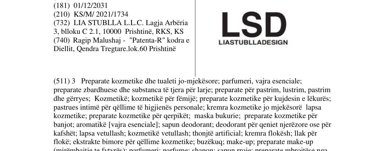 Zëri i markës Markë figurative në buletin