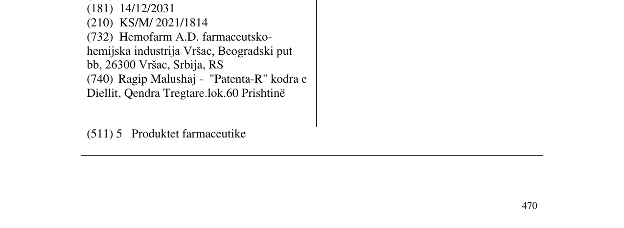 Zëri i markës KARDIM në buletin