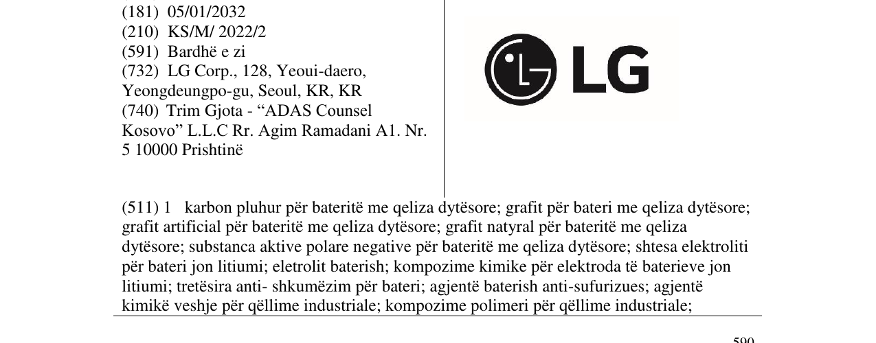 Zëri i markës LG në buletin