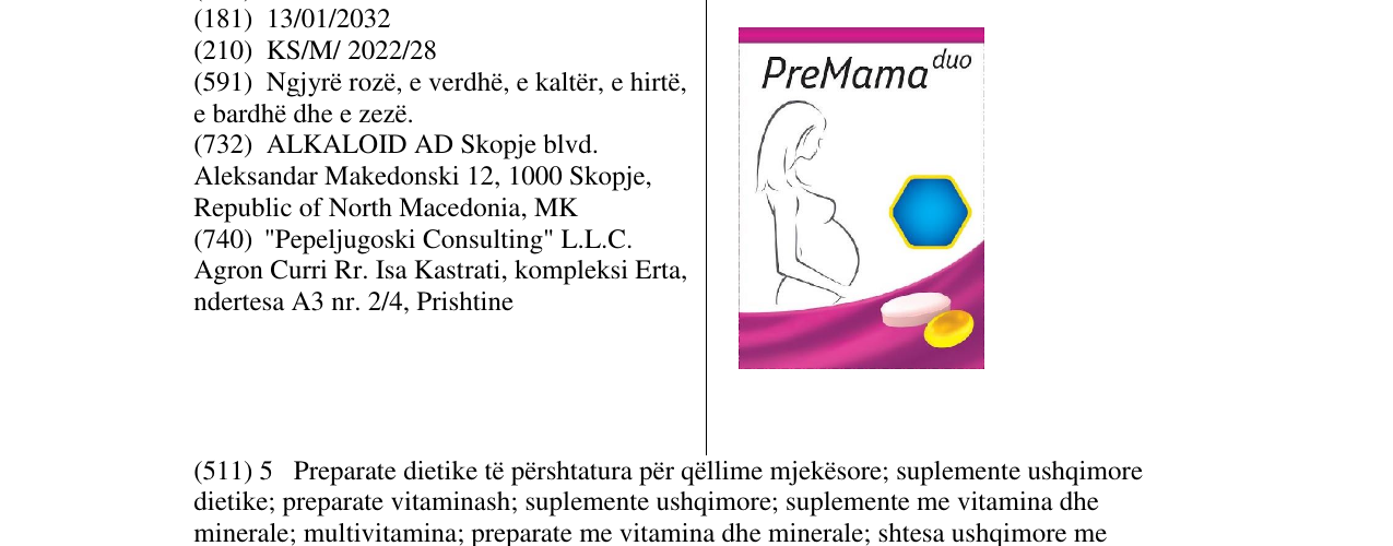 Zëri i markës Pre Mama duo në buletin