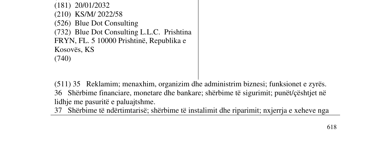 Zëri i markës Blue Dot Consulting në buletin