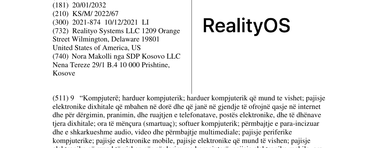 Zëri i markës RealityOS në buletin