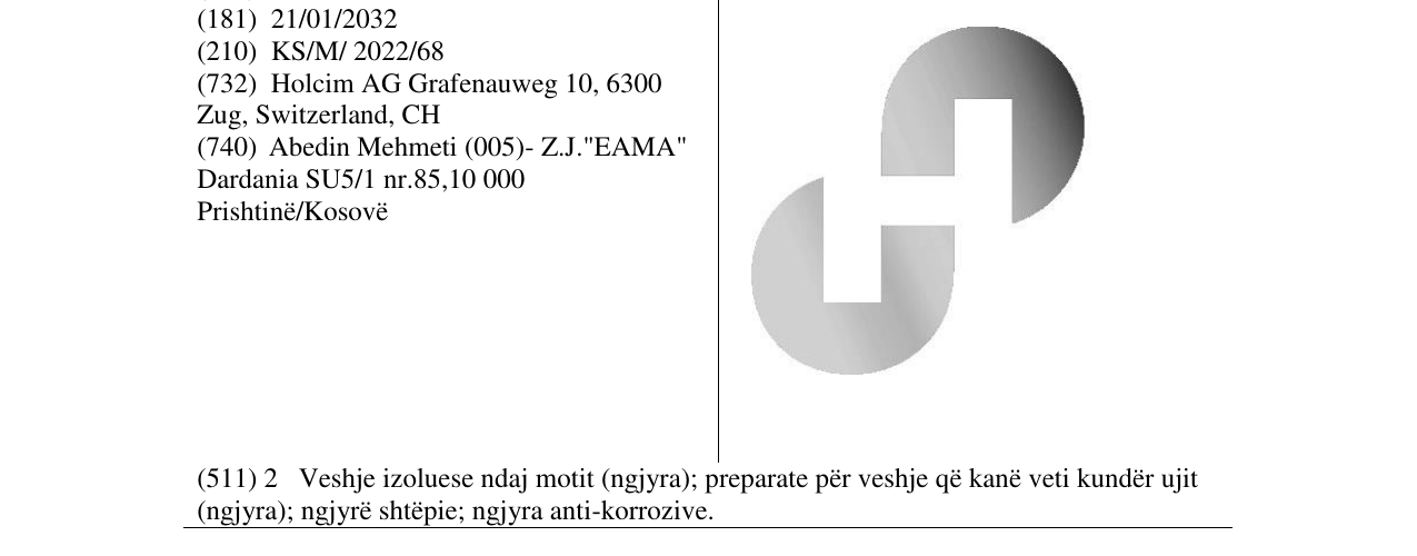 Zëri i markës Markë figurative në buletin
