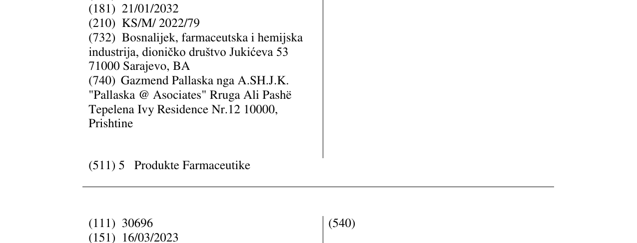 Zëri i markës ROTIN në buletin