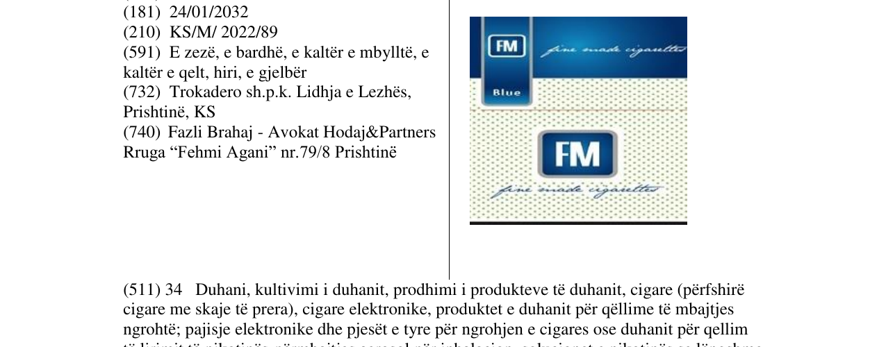 Zëri i markës FM në buletin
