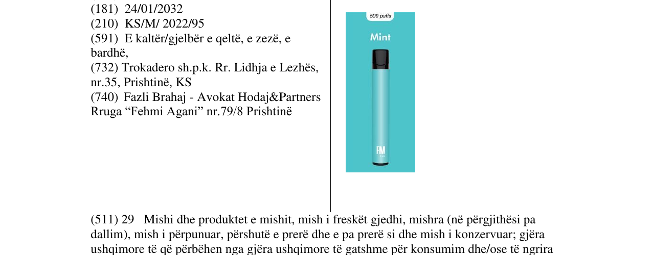 Zëri i markës Mint FM në buletin