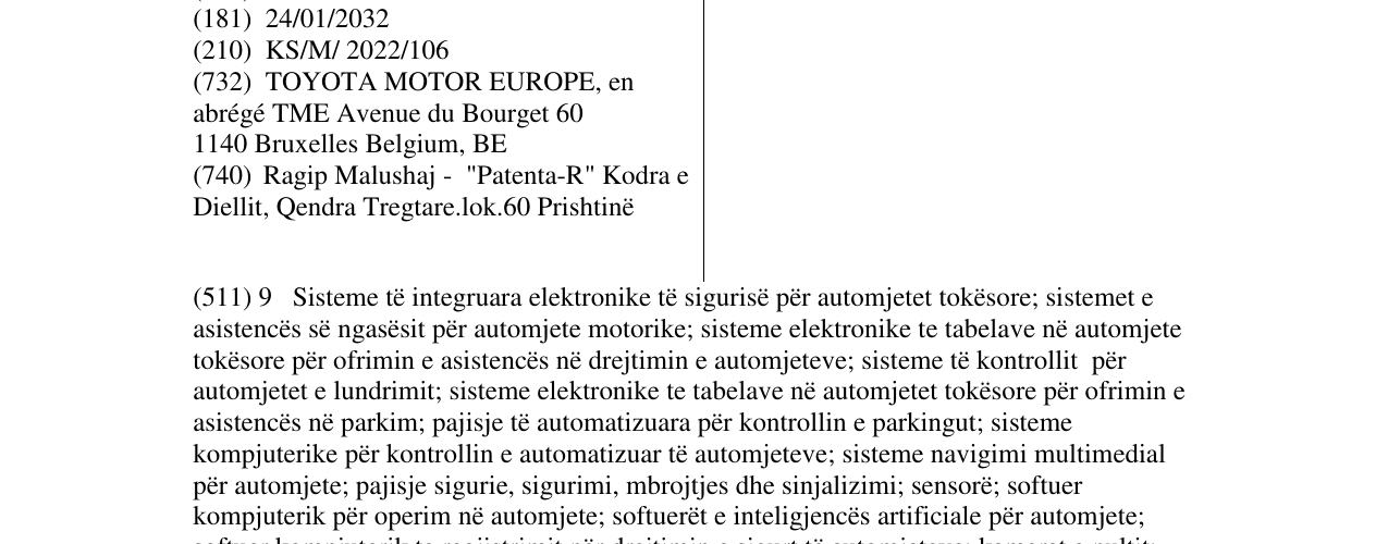 Zëri i markës T-Mate në buletin