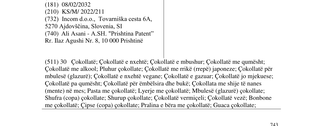 Zëri i markës LEONE Chocolate në buletin