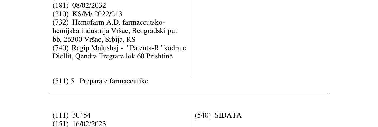 Zëri i markës ZODOL në buletin