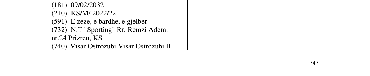 Zëri i markës sporting në buletin