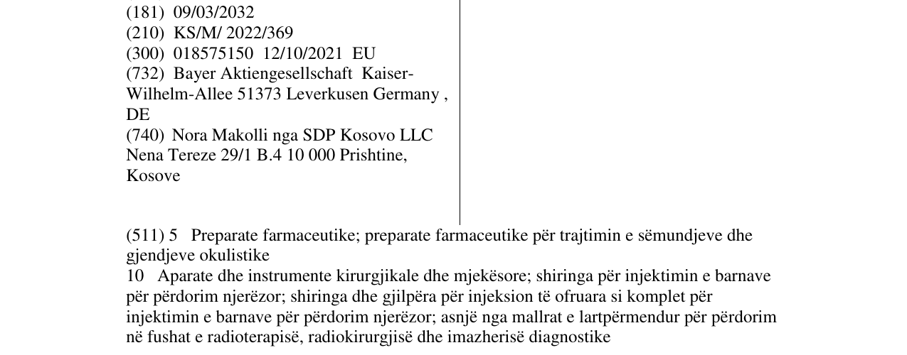 Zëri i markës AQUITY në buletin