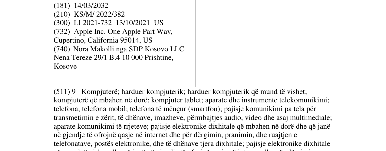 Zëri i markës MAC STUDIO në buletin
