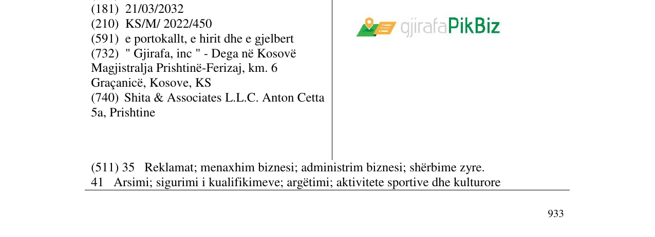 Zëri i markës Markë figurative në buletin
