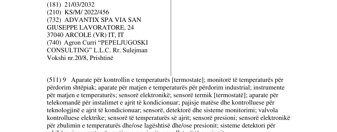 Zëri i markës MAXA në buletin