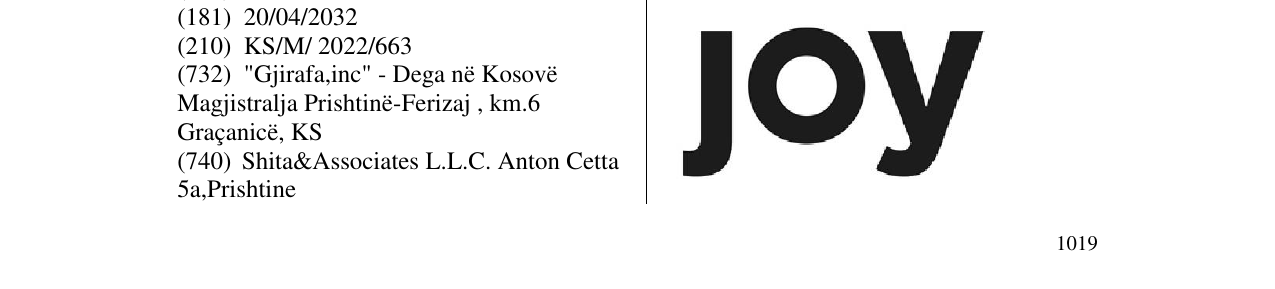 Zëri i markës joy në buletin