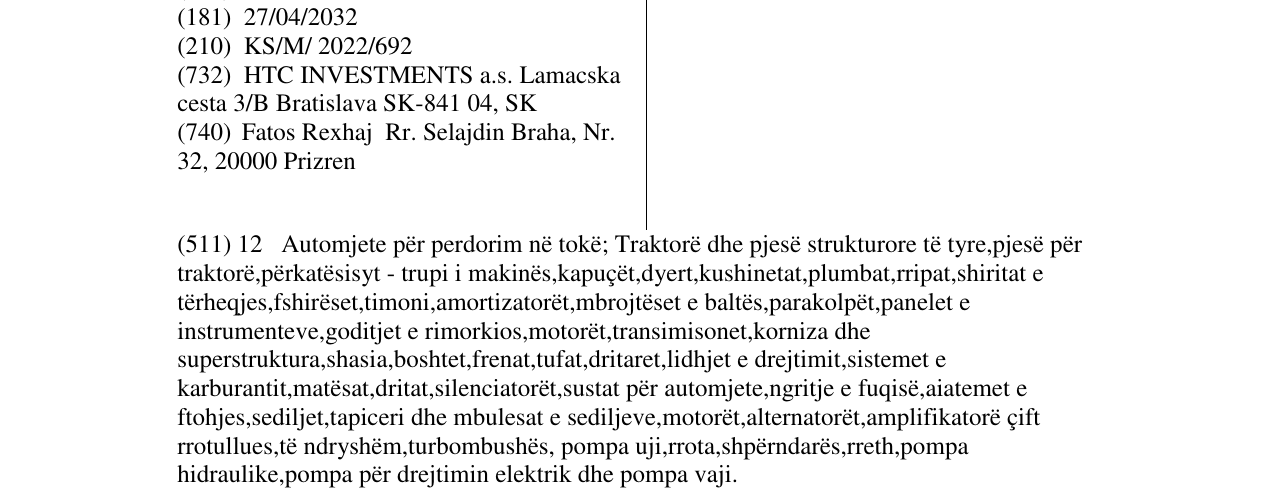 Zëri i markës ZETOR në buletin
