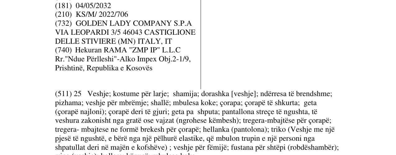 Zëri i markës OMSA në buletin