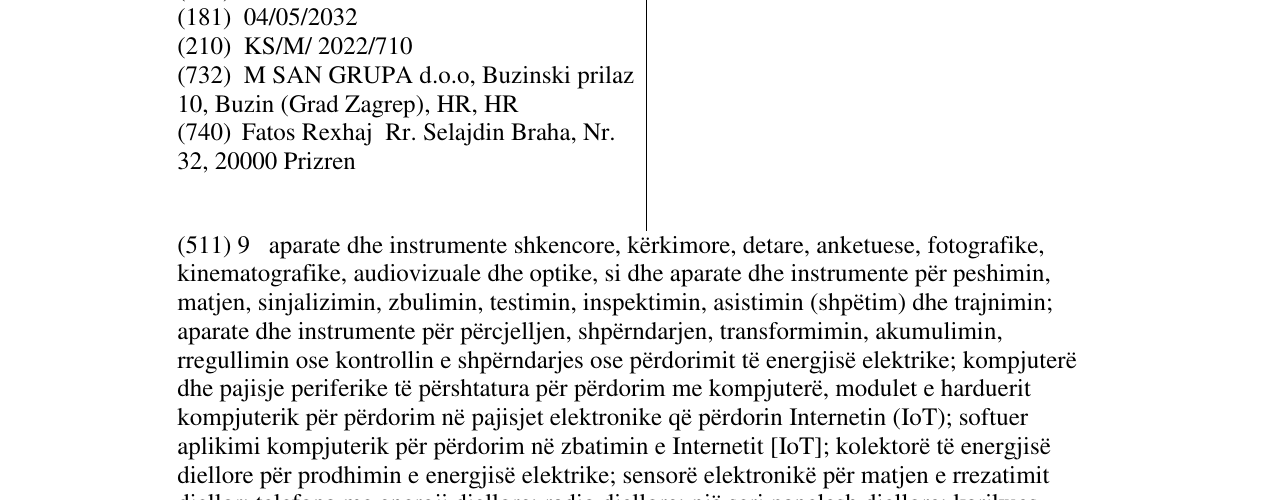 Zëri i markës Solmacht në buletin