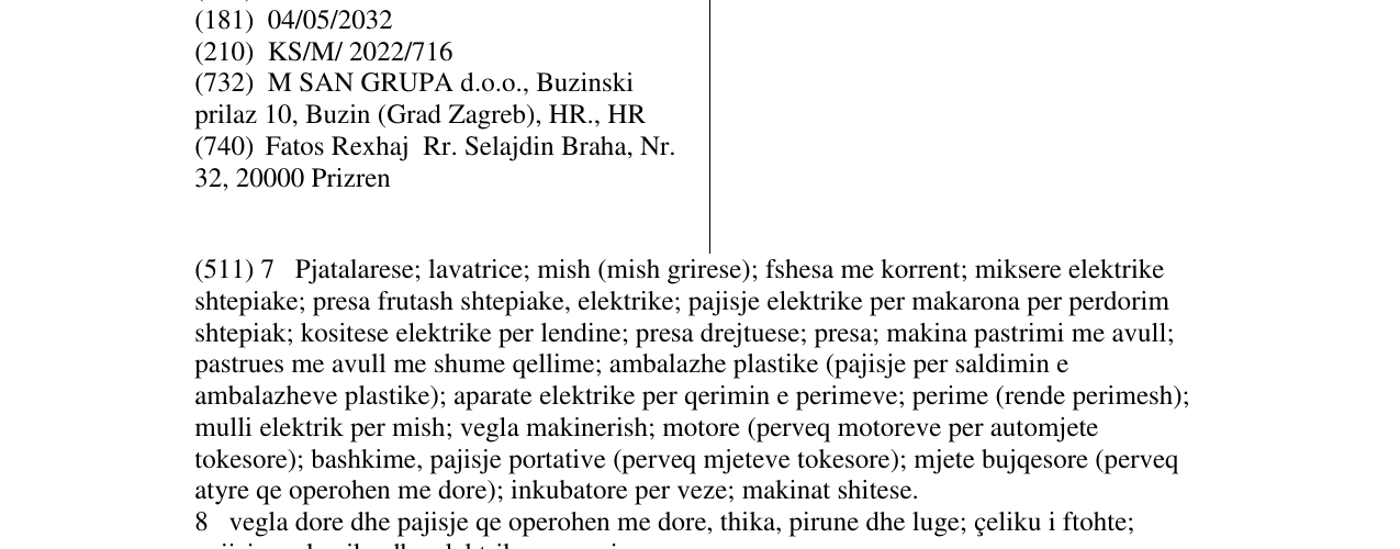 Zëri i markës VIVAX në buletin