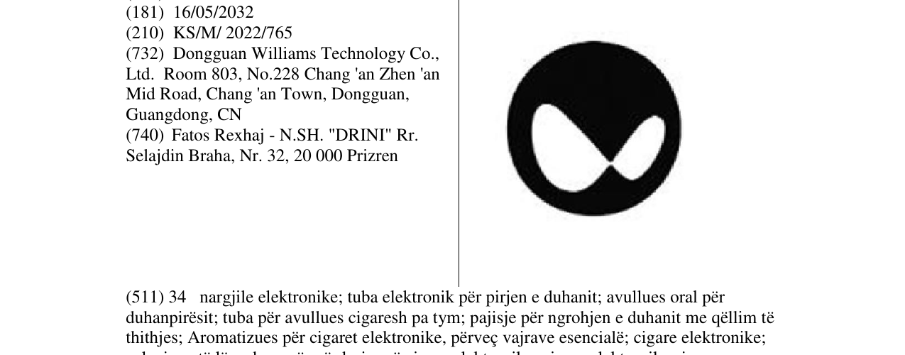 Zëri i markës Markë figurative në buletin