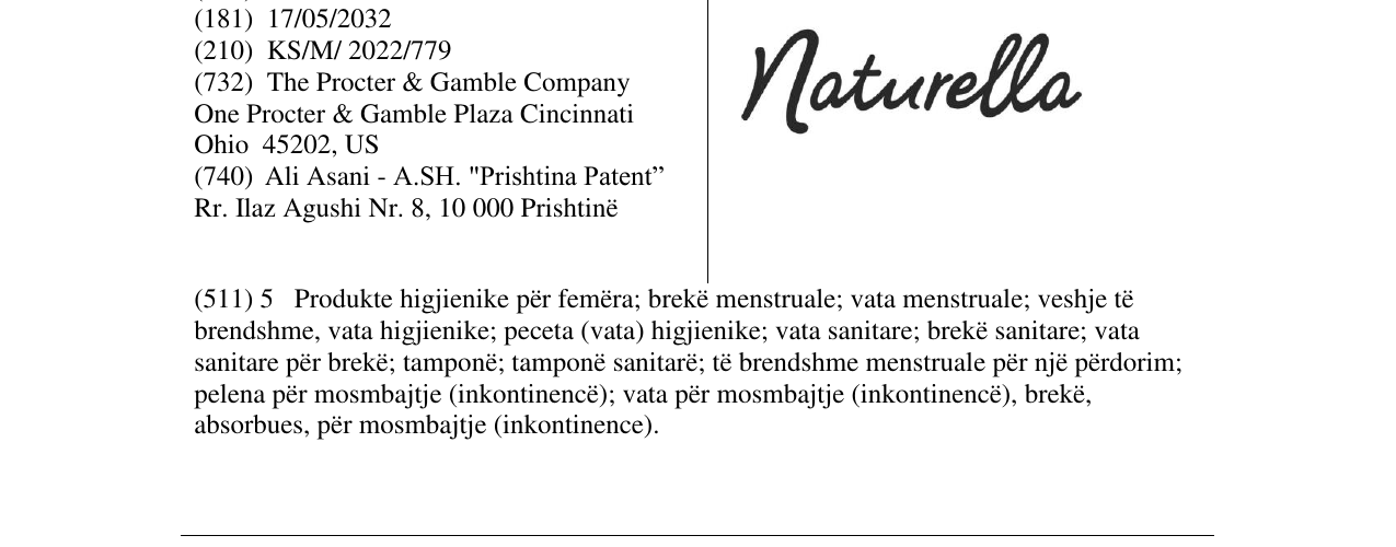 Zëri i markës Naturella në buletin