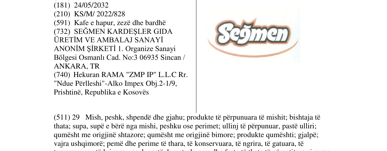 Zëri i markës segmen në buletin