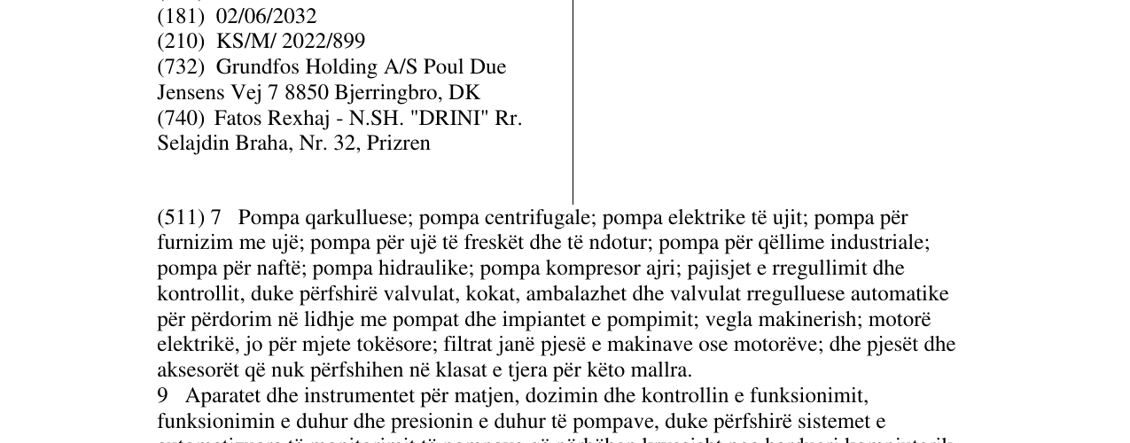 Zëri i markës POSSIBILITY IN EVERY DROP në buletin