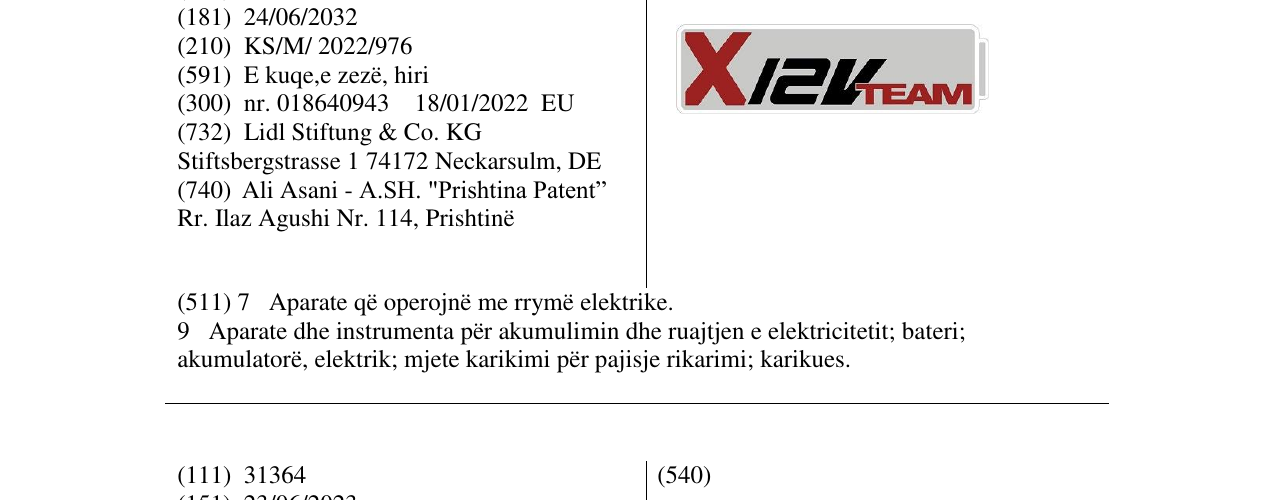 Zëri i markës X ISV TEAM në buletin
