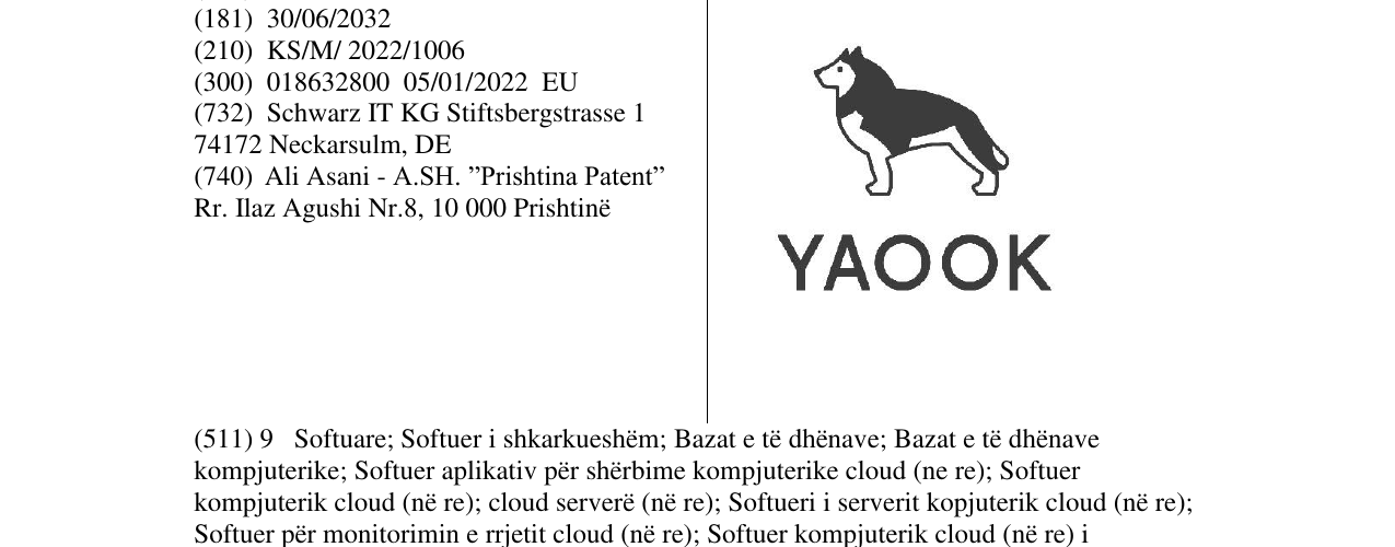 Zëri i markës YAOOK në buletin