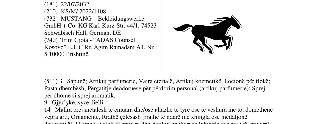 Zëri i markës Markë figurative në buletin