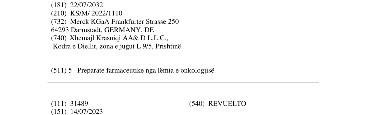 Zëri i markës BA VENCIO në buletin