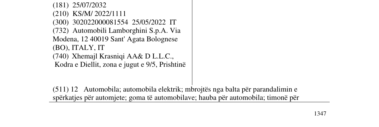 Zëri i markës REVUELTO në buletin