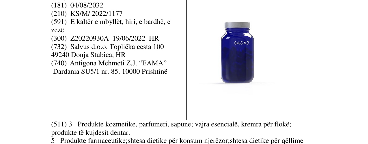 Zëri i markës Markë figurative në buletin