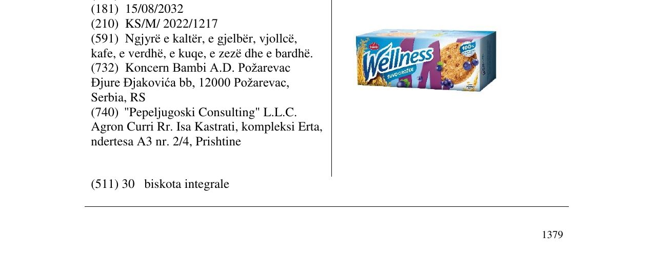 Zëri i markës Markë figurative në buletin