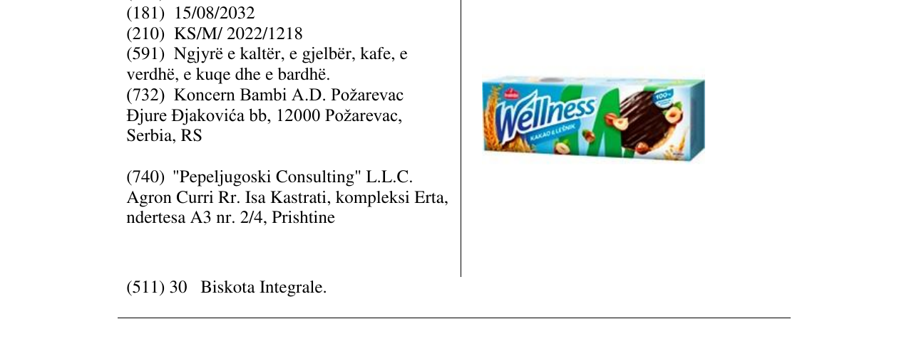 Zëri i markës Markë figurative në buletin