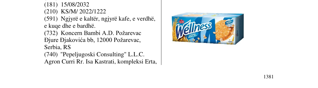 Zëri i markës Markë figurative në buletin