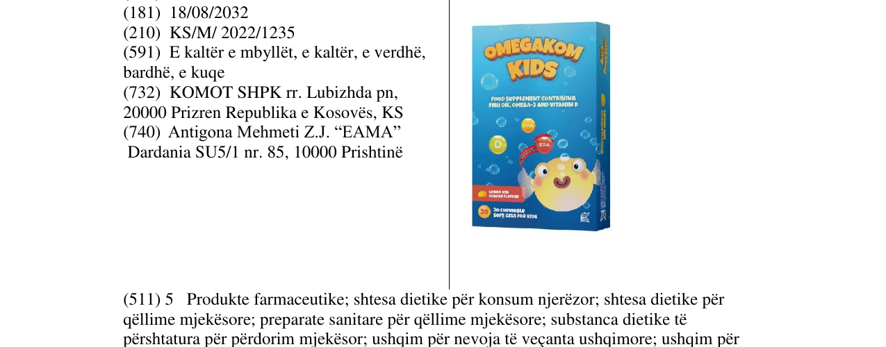 Zëri i markës Markë figurative në buletin