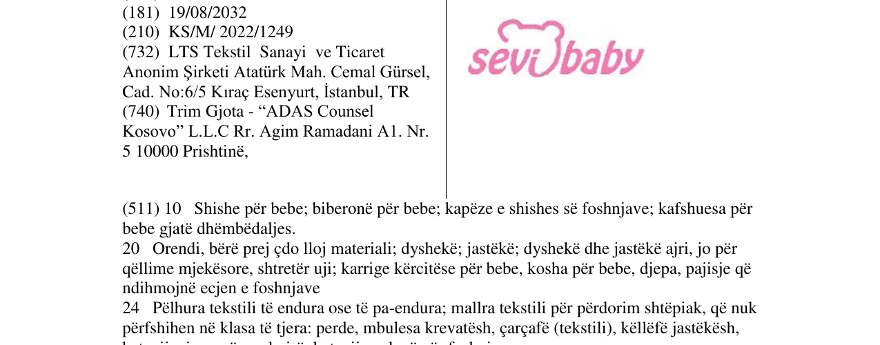 Zëri i markës Markë figurative në buletin