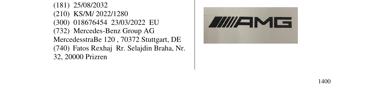 Zëri i markës Markë figurative në buletin