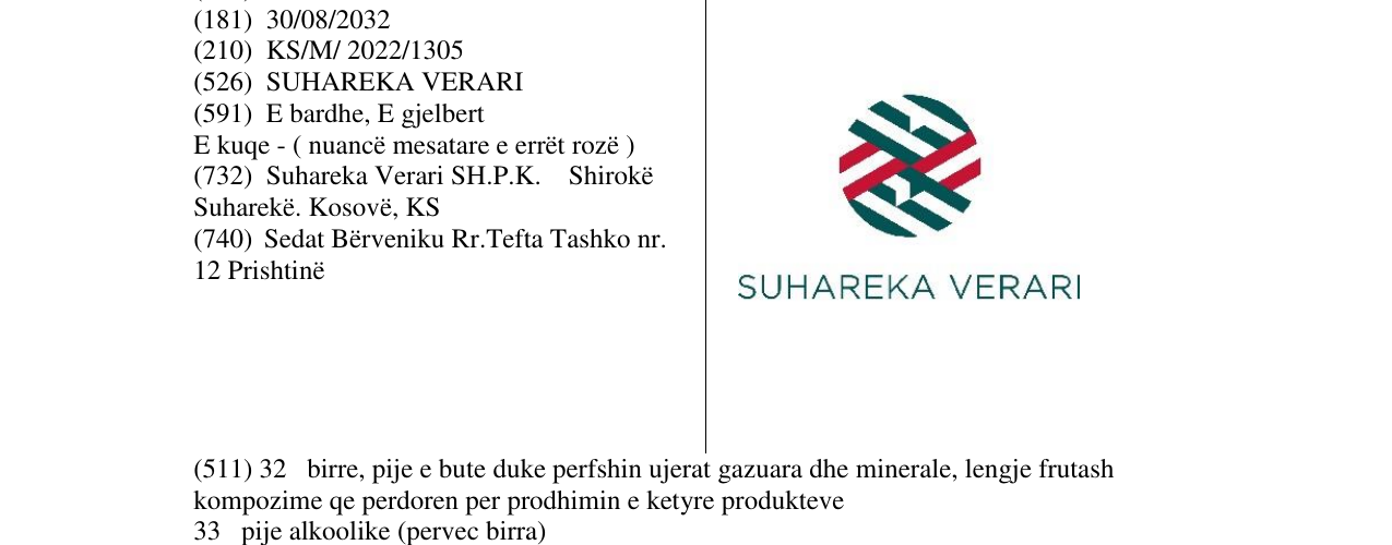 Zëri i markës Markë figurative në buletin