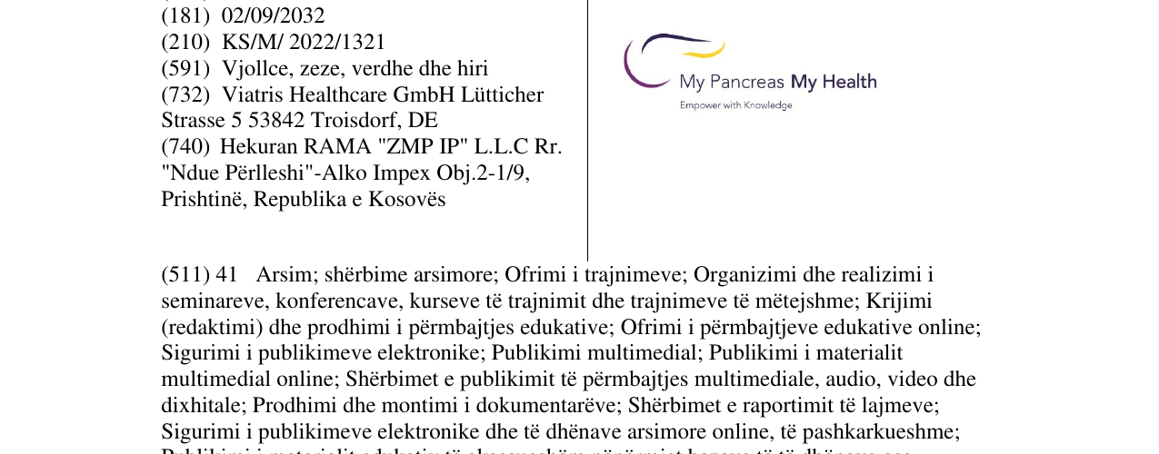 Zëri i markës Markë figurative në buletin