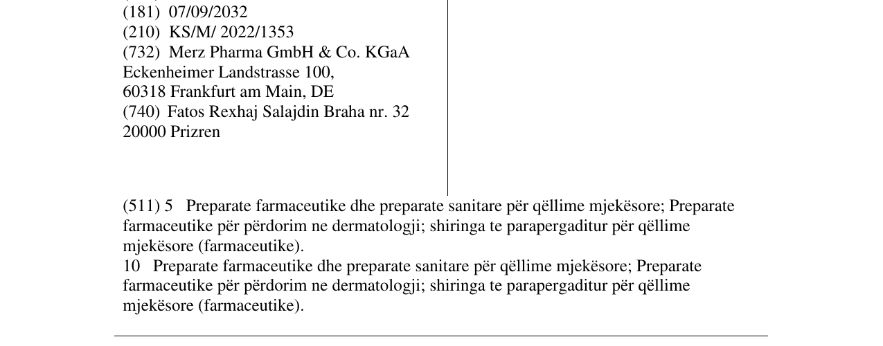 Zëri i markës BELOTERO në buletin