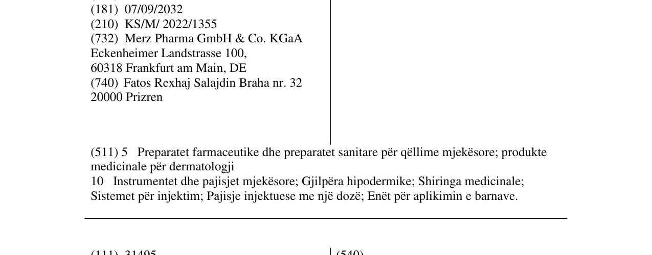 Zëri i markës BOCOUTURE në buletin
